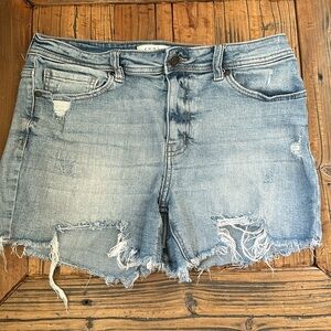 Eunina distressed Jean shorts size L